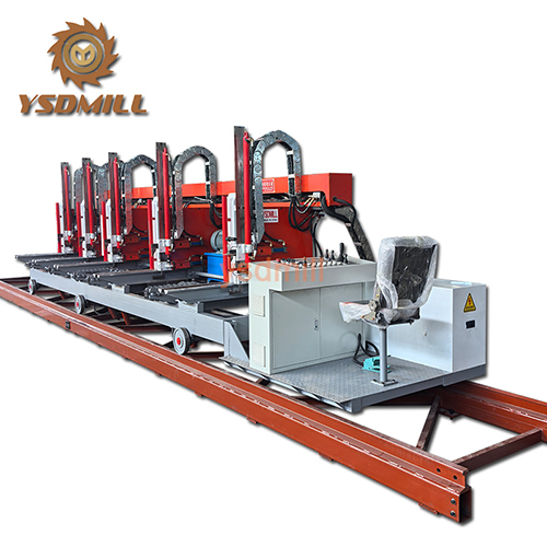 Automatic hydraulic sawmill carriage